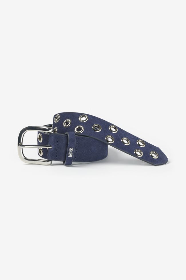 Navy suede Minog belt