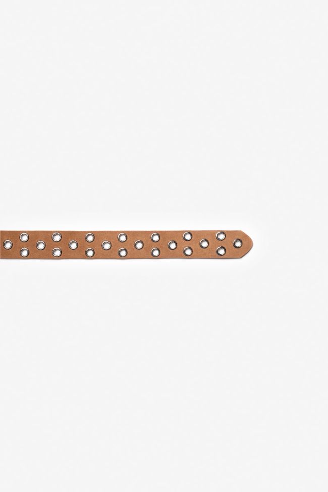 Ceinture Minog en daim marron 