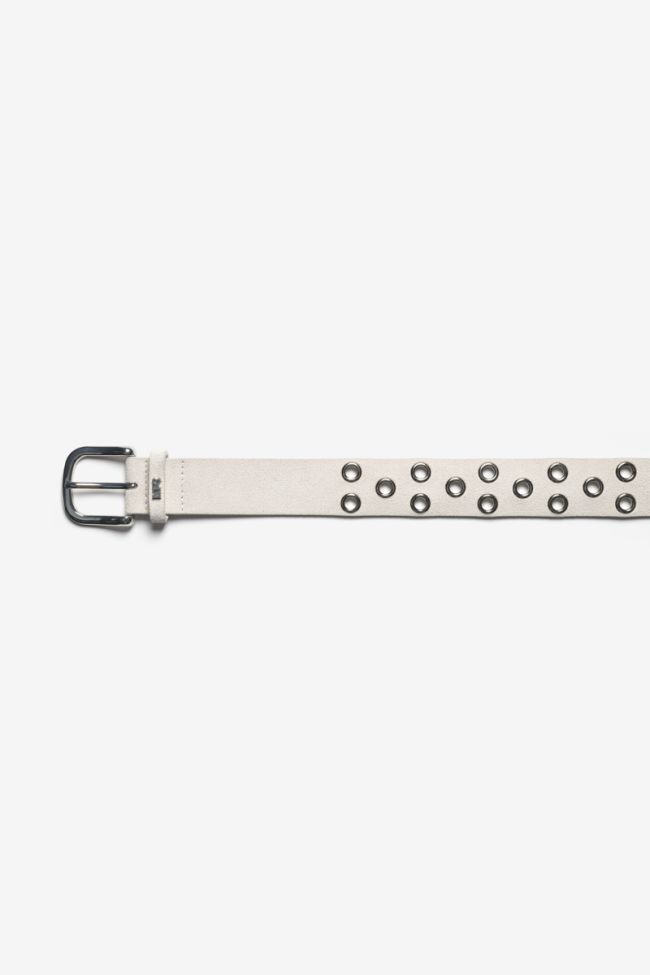 Cream suede Minog belt