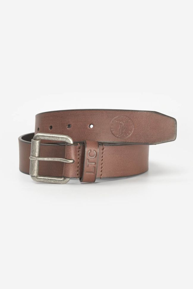 Brown leather Meral belt