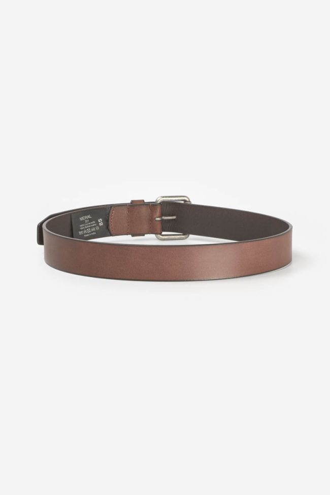 Brown leather Meral belt