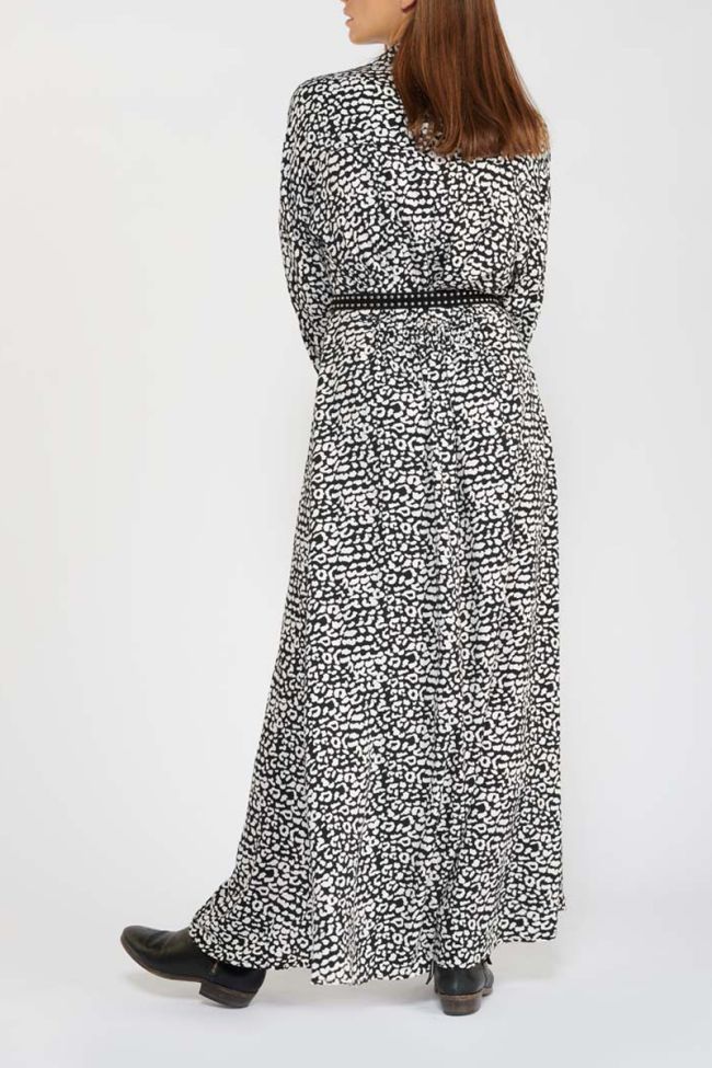 Abyss leopard print maxi dress