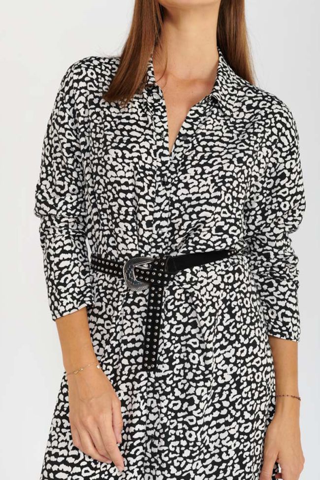 Abyss leopard print maxi dress