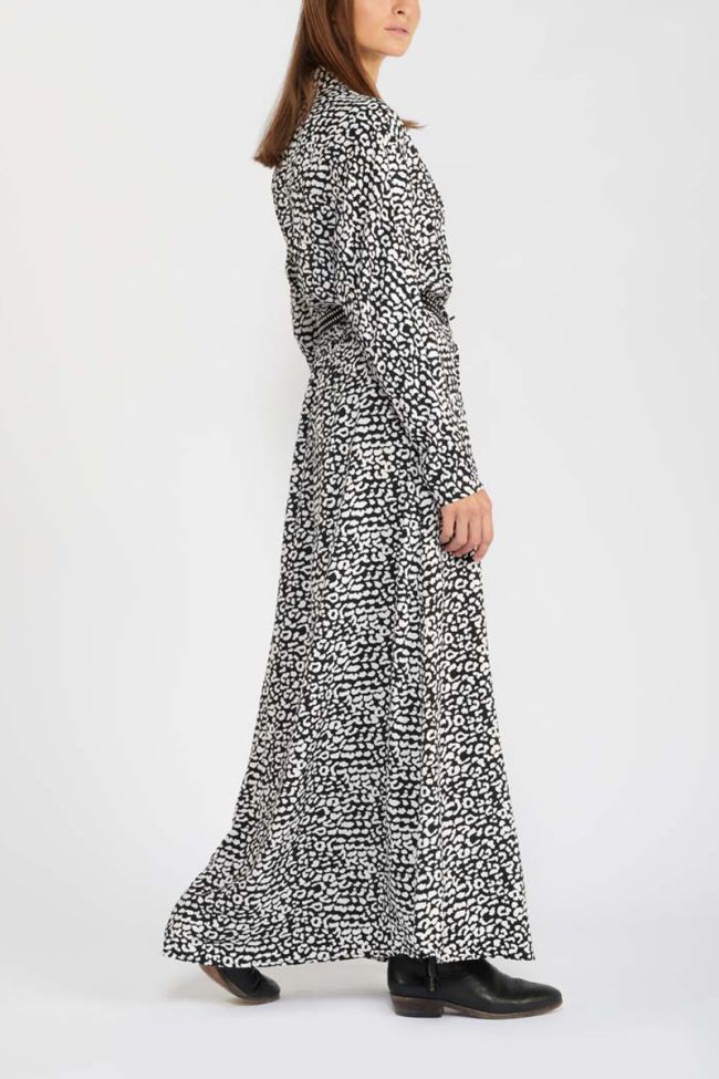 Abyss leopard print maxi dress