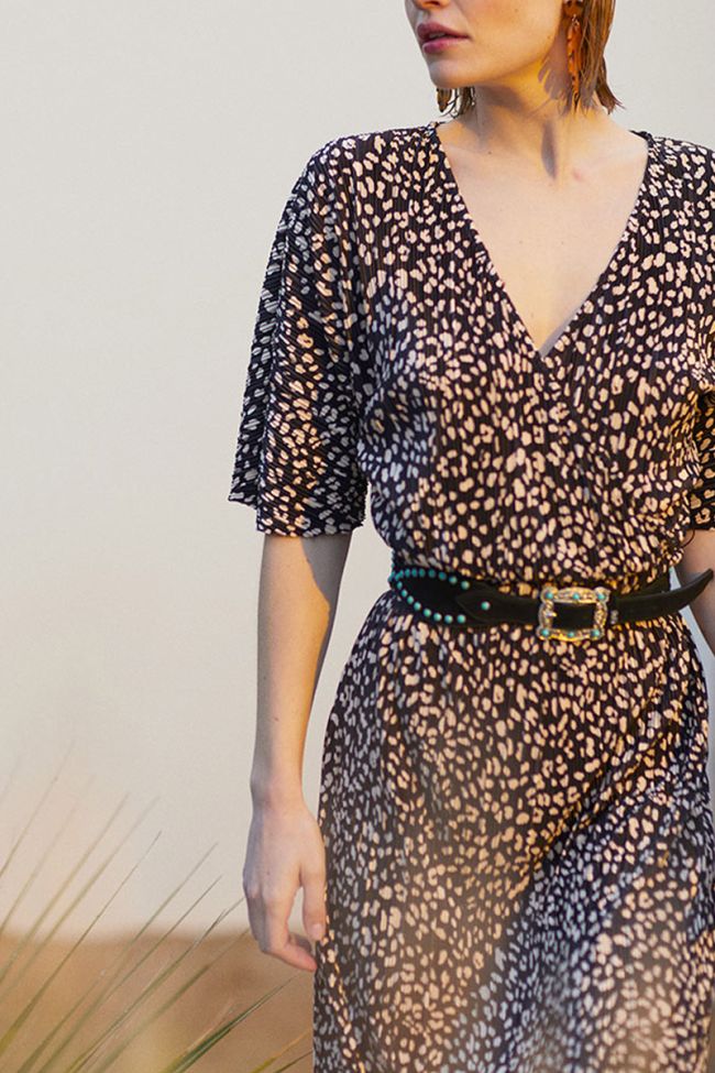 Anie leopard print maxi dress