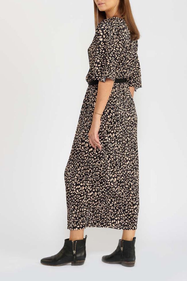 Anie leopard print maxi dress