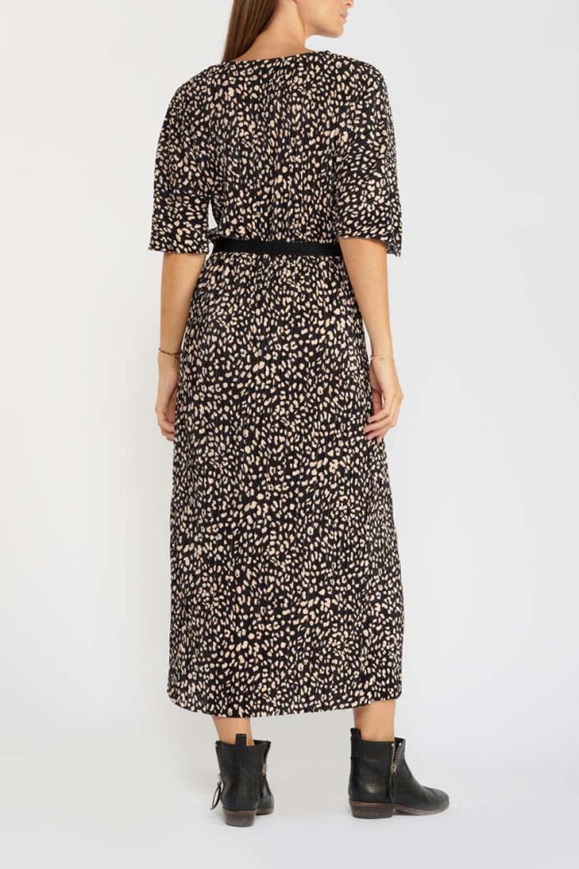 Anie leopard print maxi dress