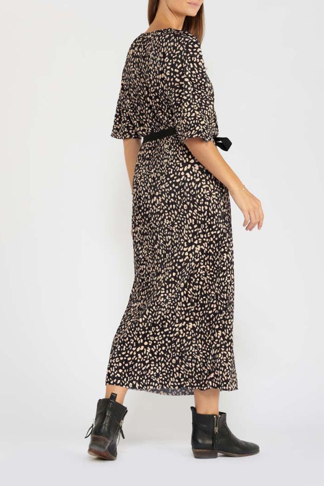Anie leopard print maxi dress