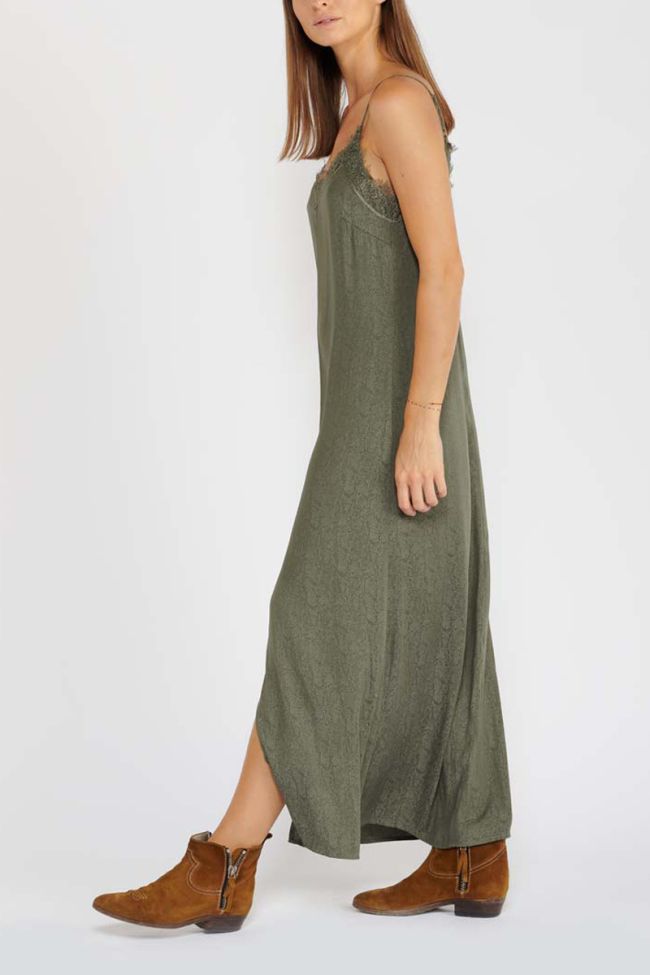 Khaki Arid maxi dress