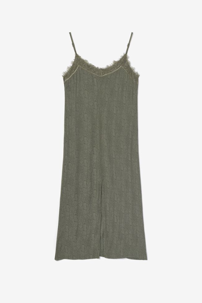 Khaki Arid maxi dress