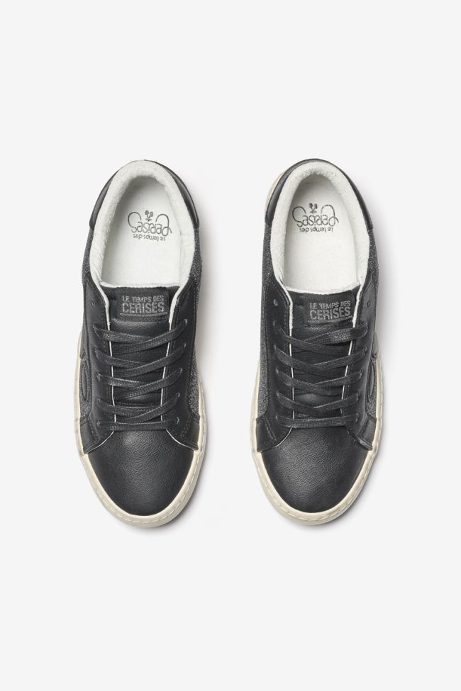 Black Austin sneakers with sequins