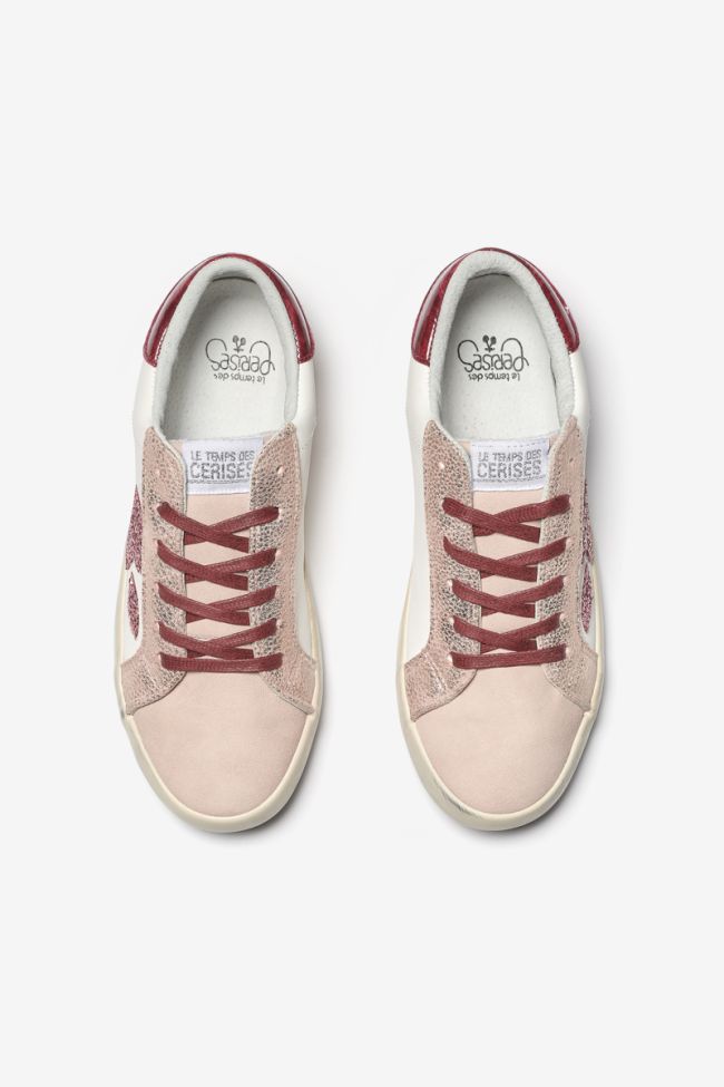 Austin sneakers with pink sequins