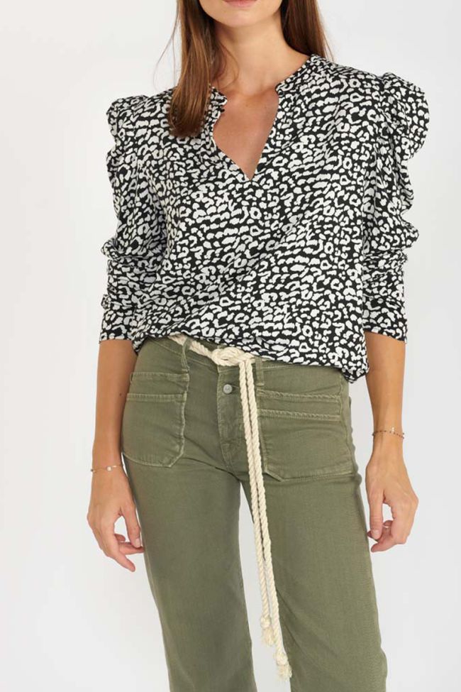 Leopard print Chama blouse