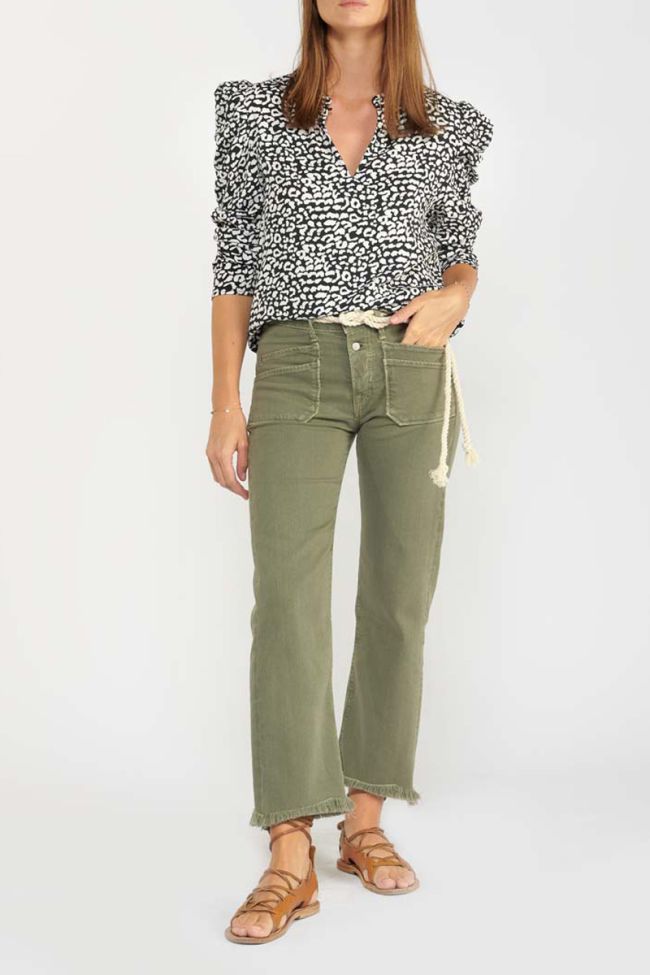 Leopard print Chama blouse