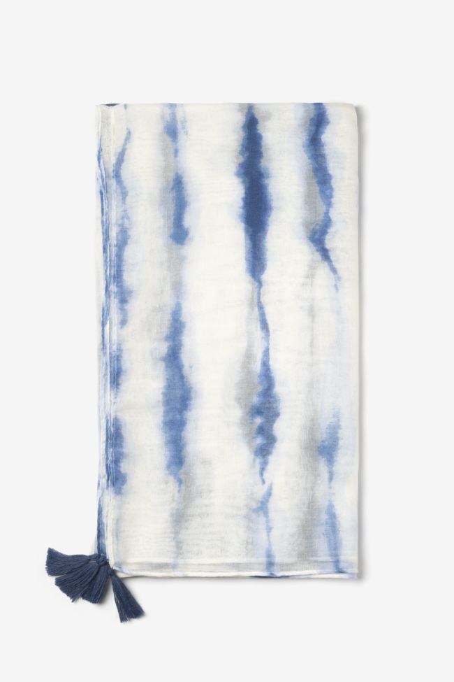 Blue tie-dye Dolma scarf