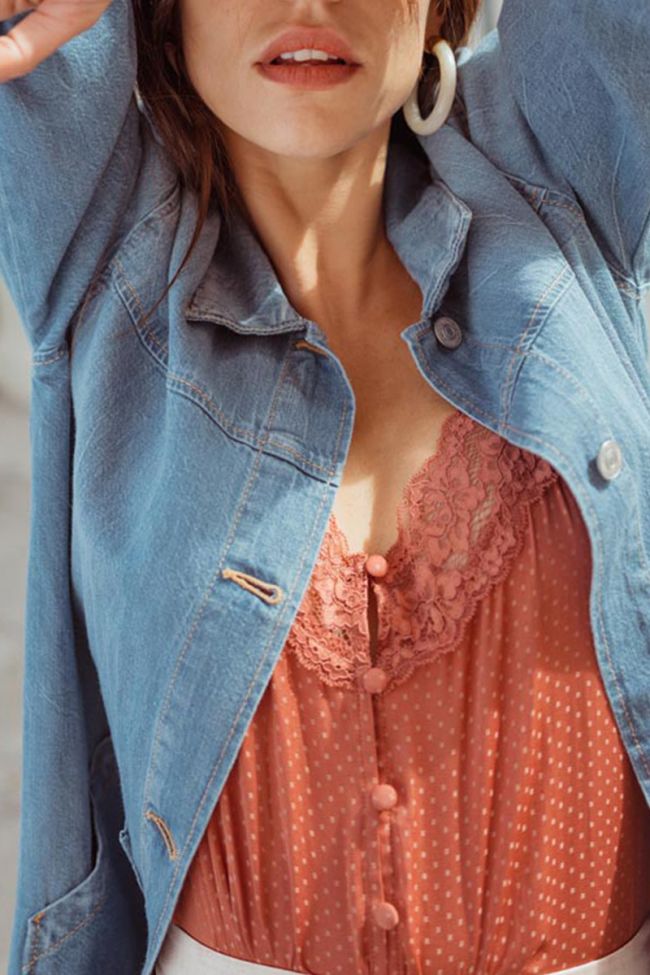 Terracotta Doria camisole