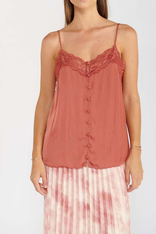 Terracotta Doria camisole