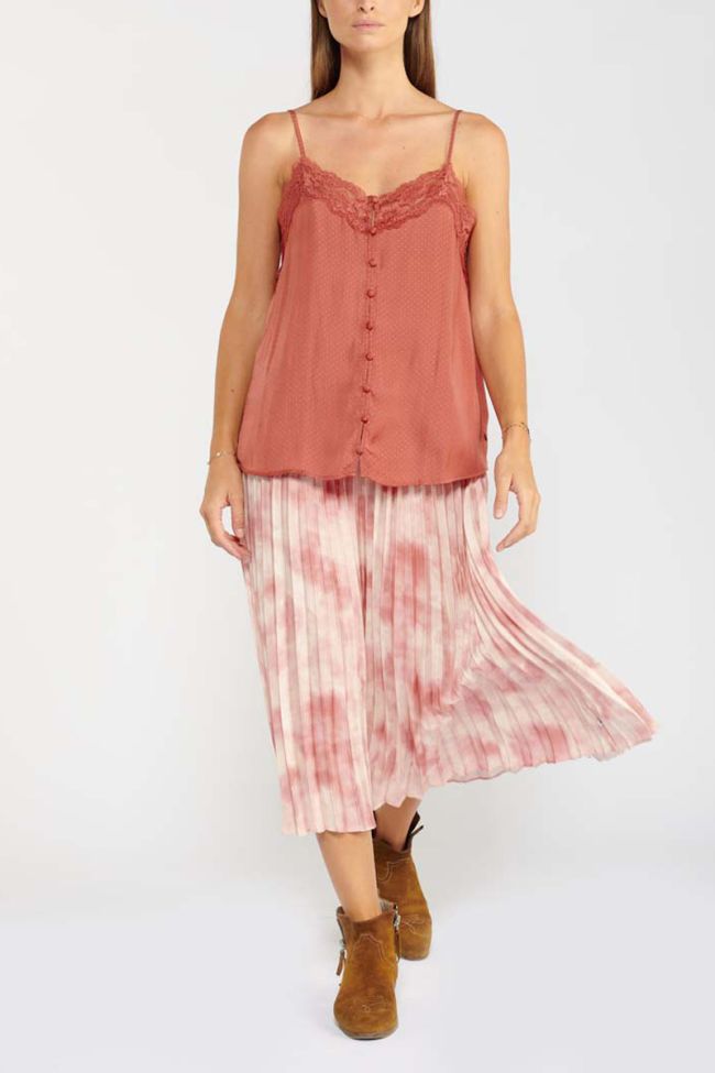 Terracotta Doria camisole