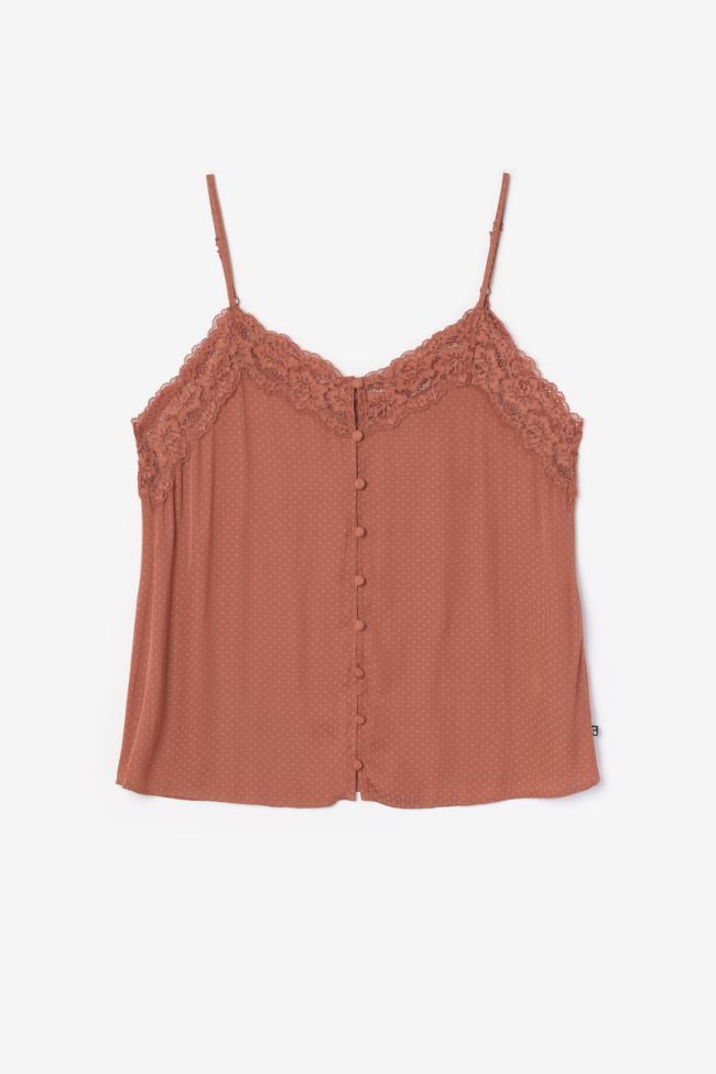 Terracotta Doria camisole