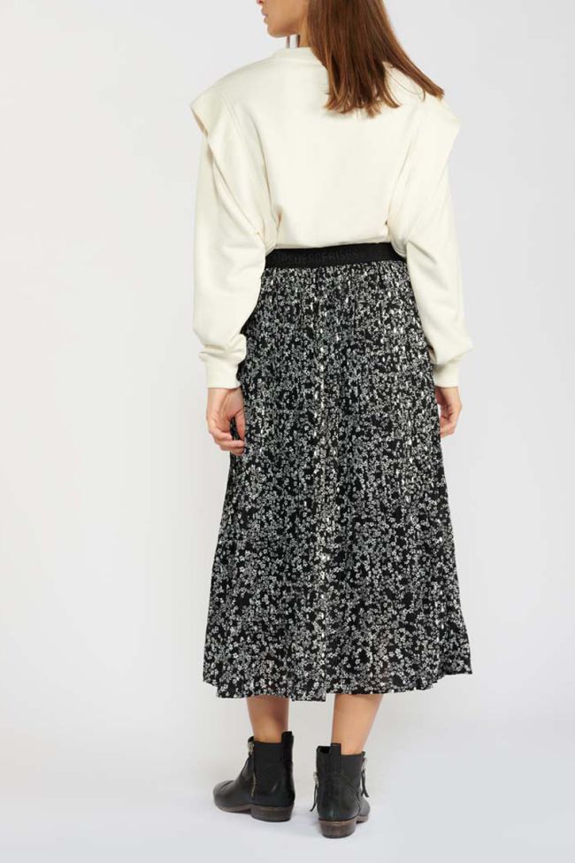 Ella long floral skirt
