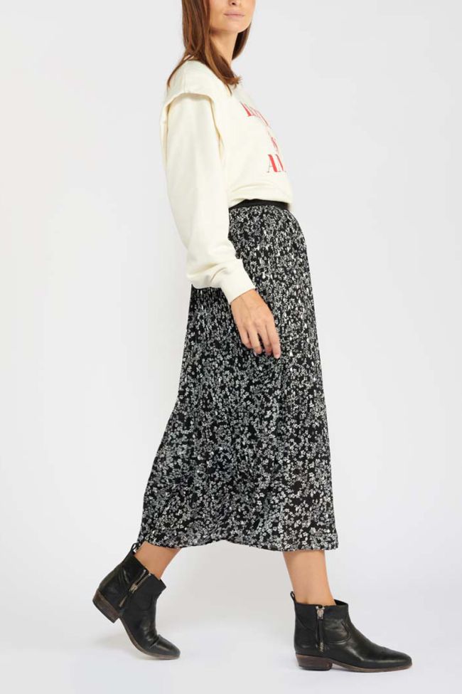 Ella long floral skirt