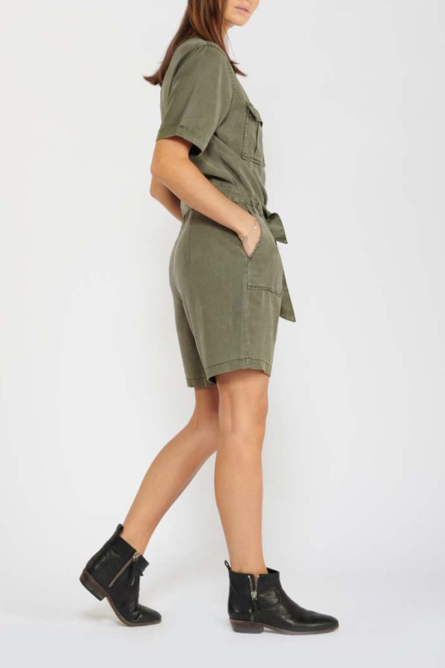 Khaki Jaco playsuit