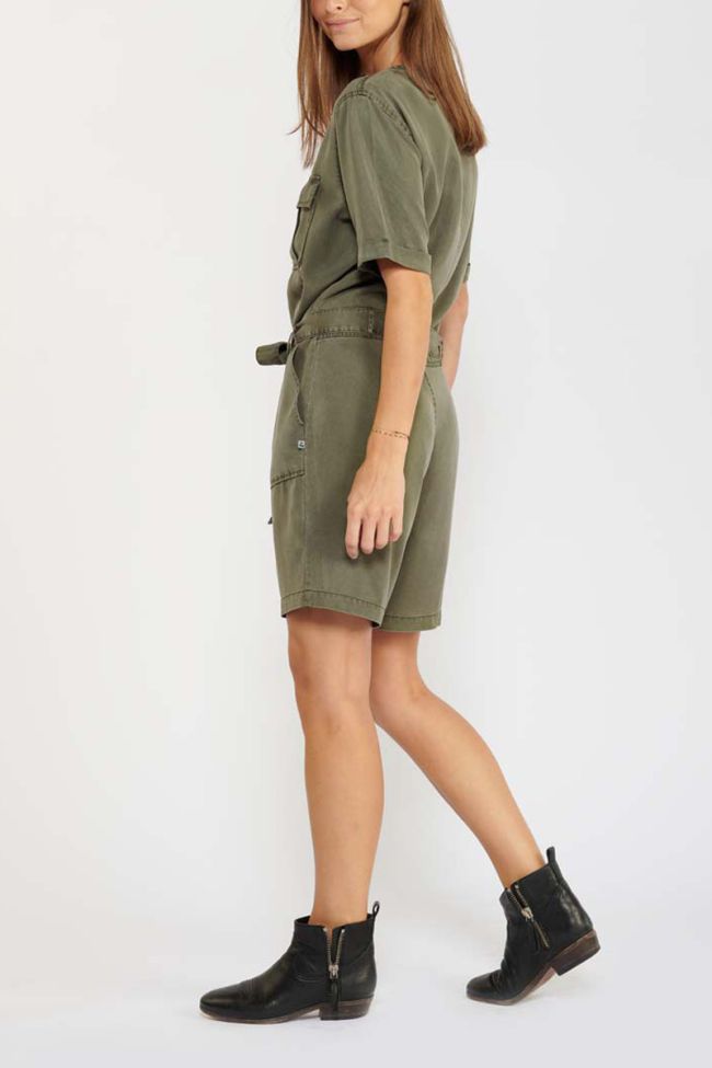 Khaki Jaco playsuit