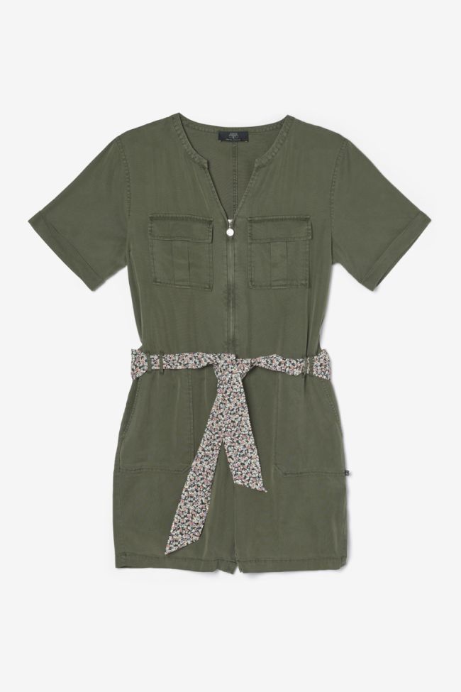 Khaki Jaco playsuit