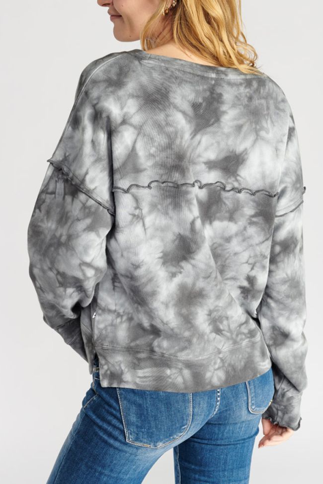 Grey tie-dye Jil sweatshirt