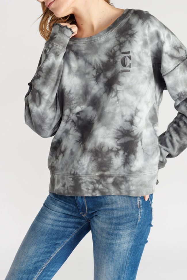 Grey tie-dye Jil sweatshirt