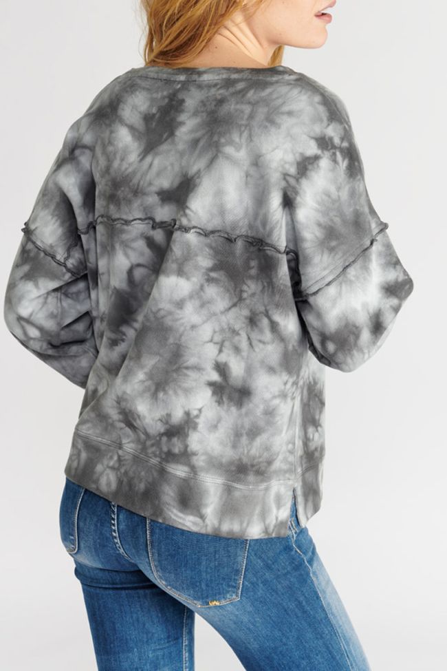 Grey tie-dye Jil sweatshirt