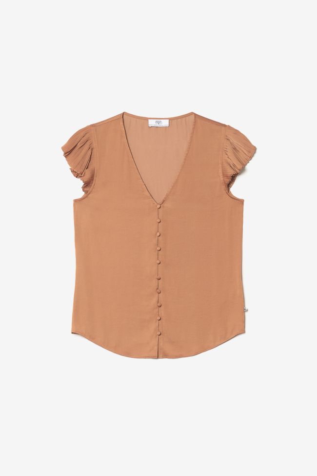 Amber orange Juana top