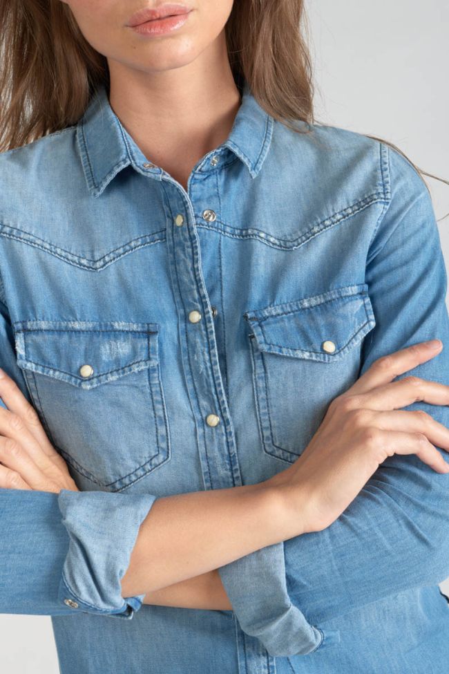 Light blue denim Juanita shirt