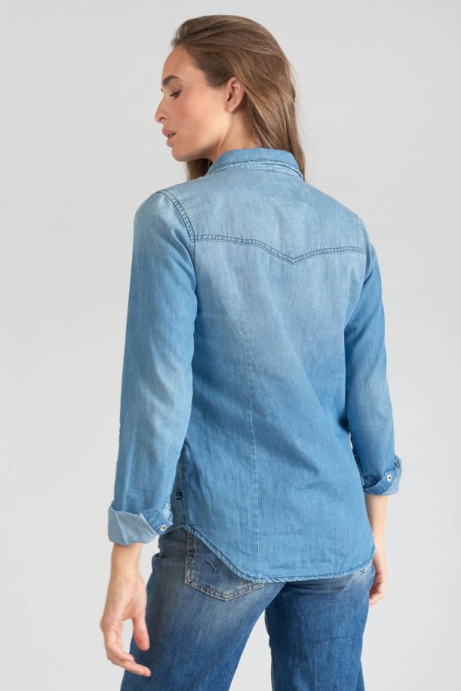 Light blue denim Juanita shirt