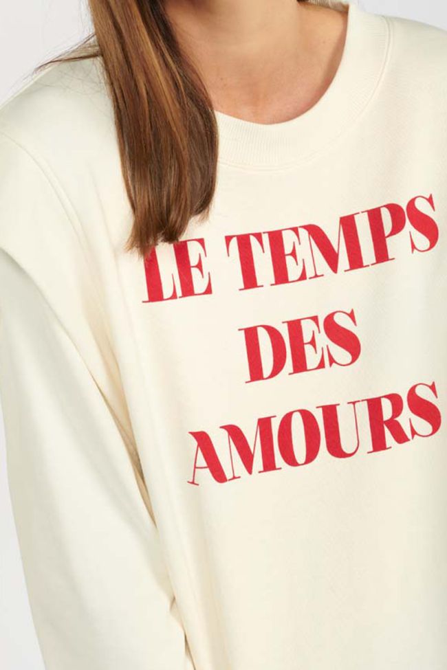 Cream Kilim sweatshirt