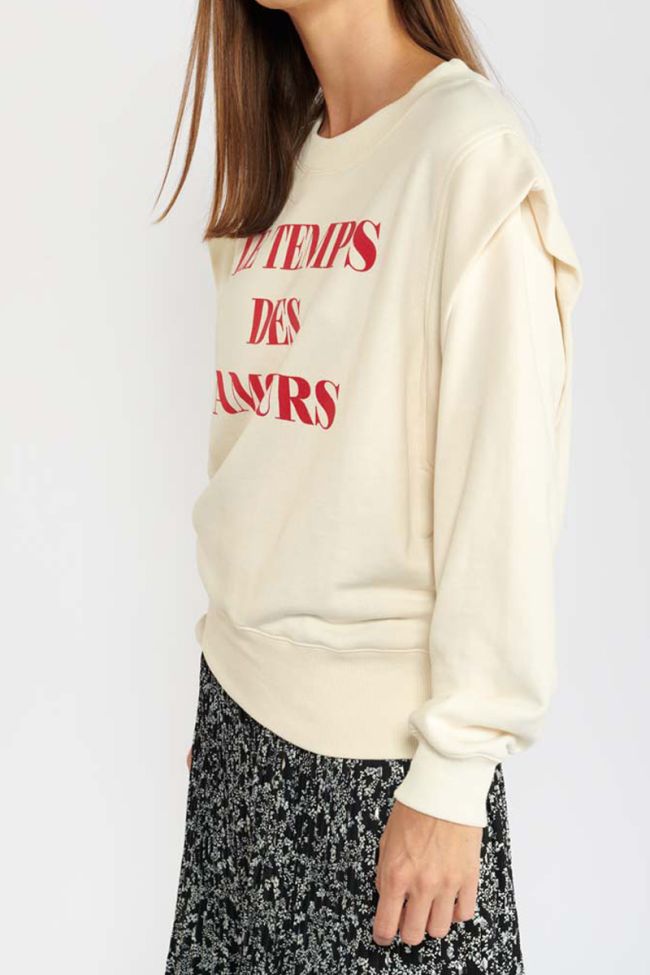 Cream Kilim sweatshirt