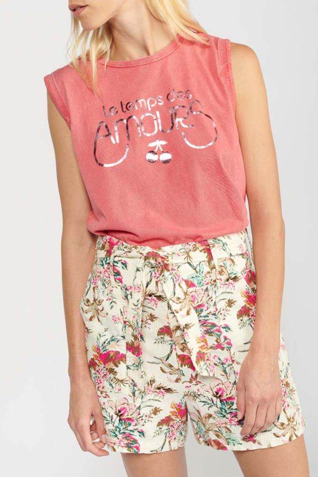 Pink terracotta Laurie top