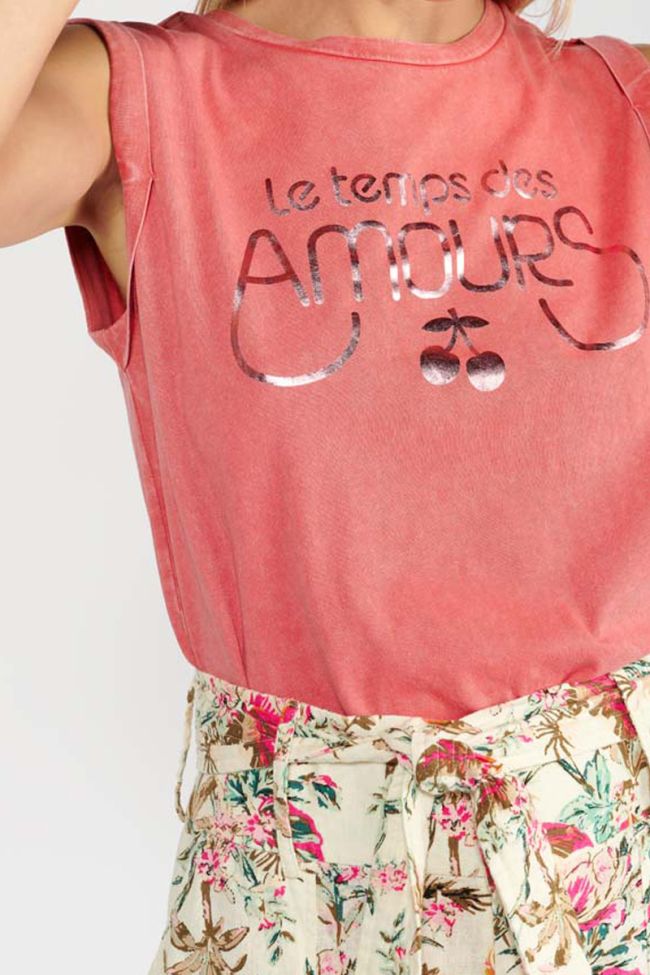 Pink terracotta Laurie top