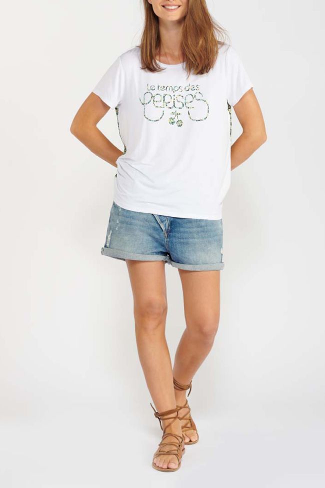 Green-yellow print Lilia t-shirt