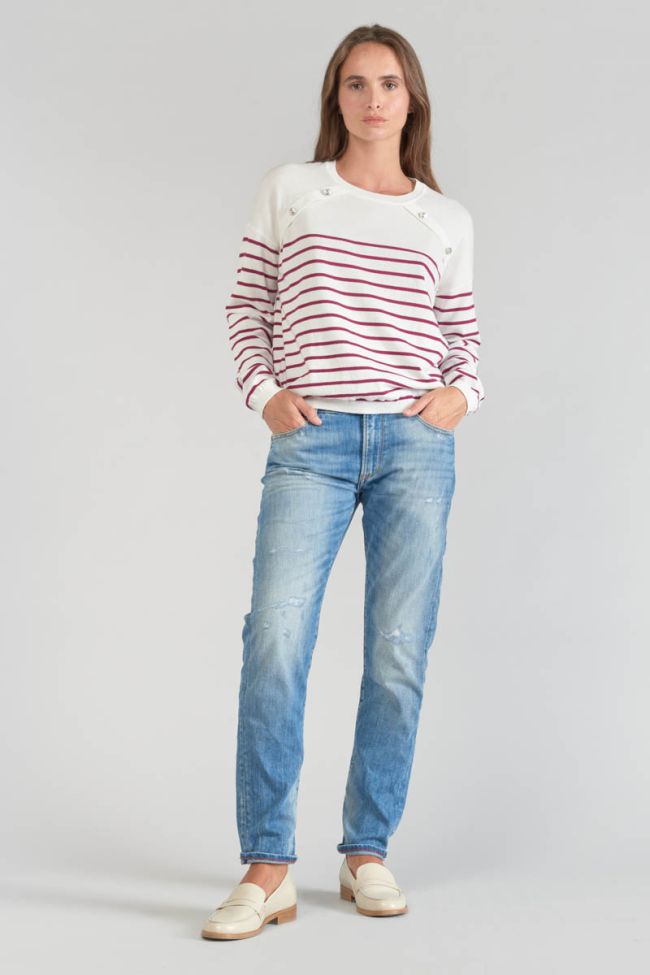 Plum Mareva sailor jumper