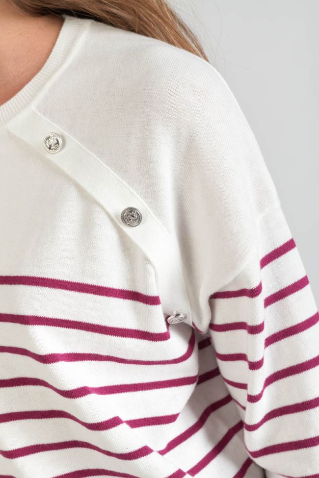 Plum Mareva sailor jumper