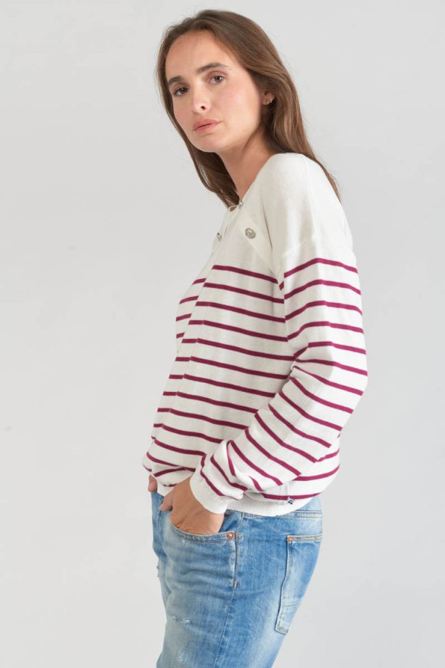 Plum Mareva sailor jumper