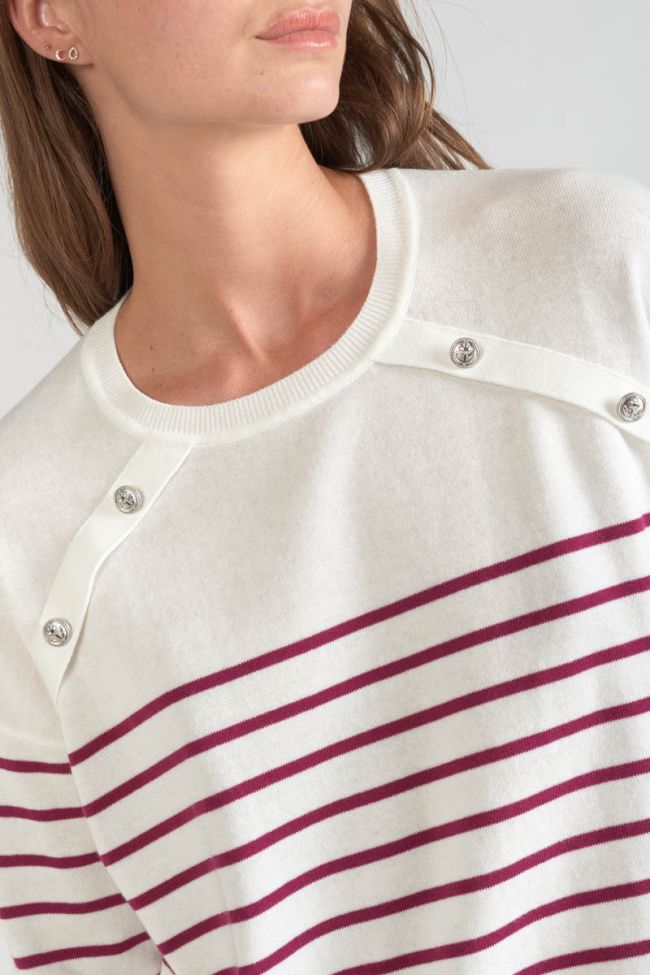 Plum Mareva sailor jumper