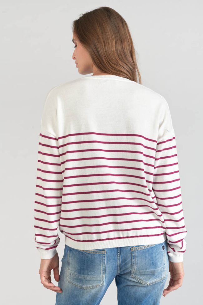 Plum Mareva sailor jumper
