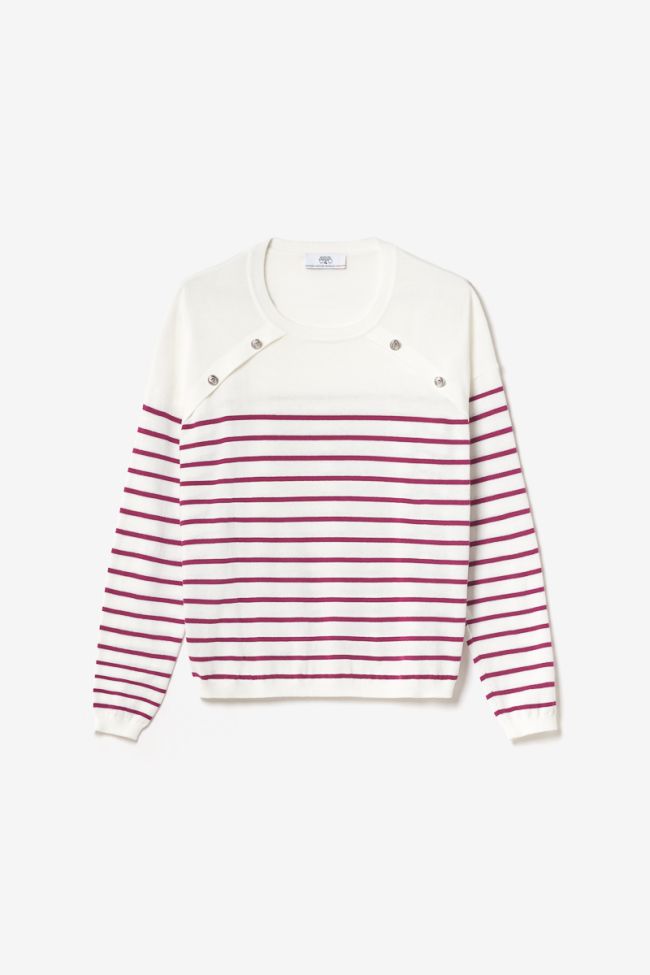 Plum Mareva sailor jumper