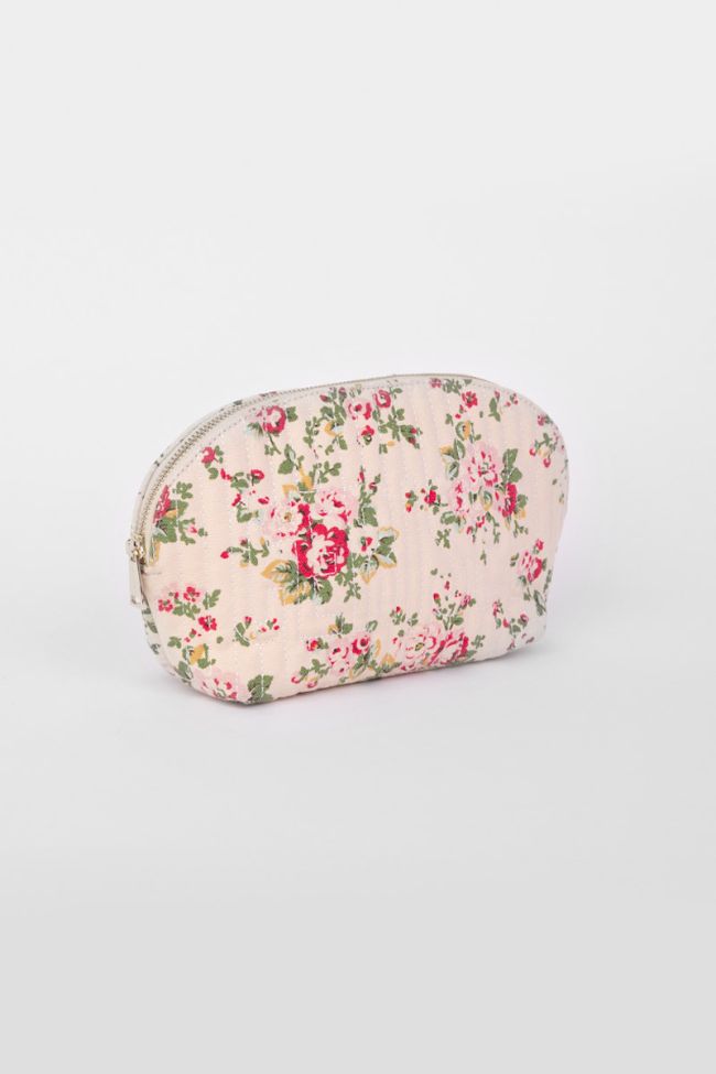 Mary toiletry bag with floral pattern