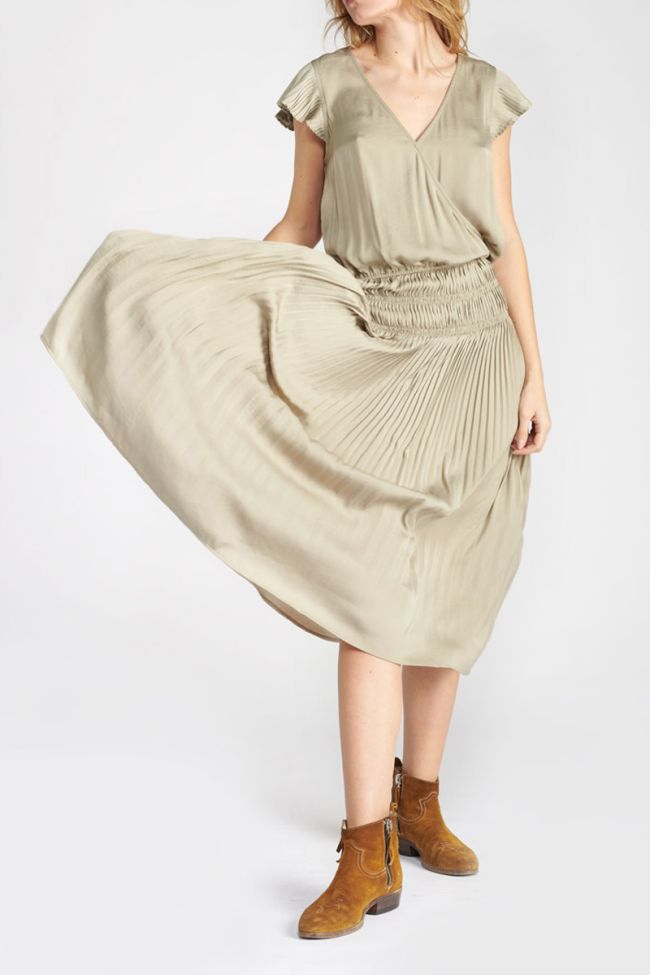 Light khaki Mayas maxi dress