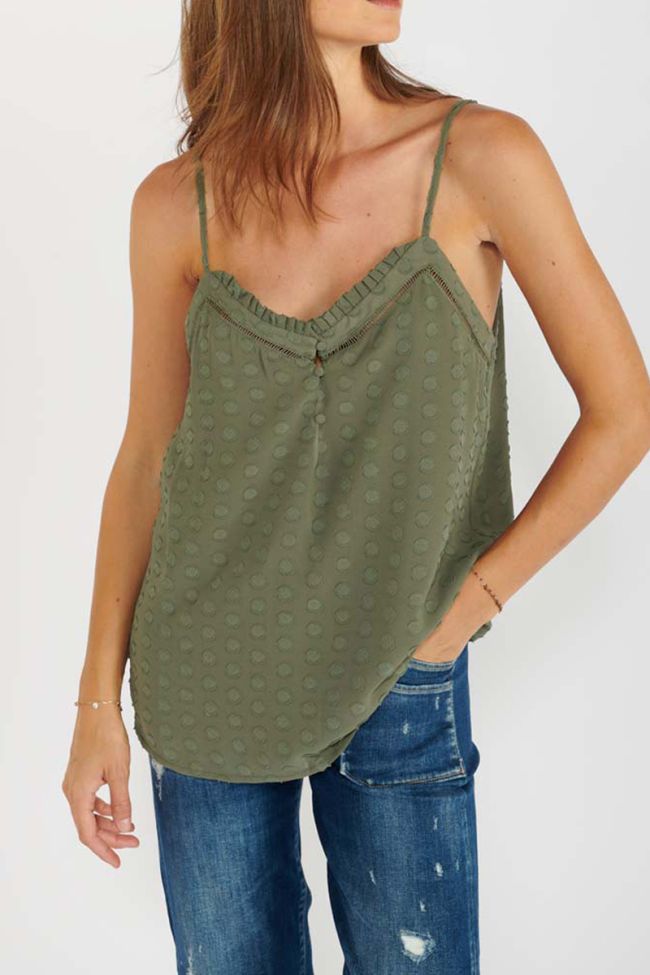 Khaki Paza camisole