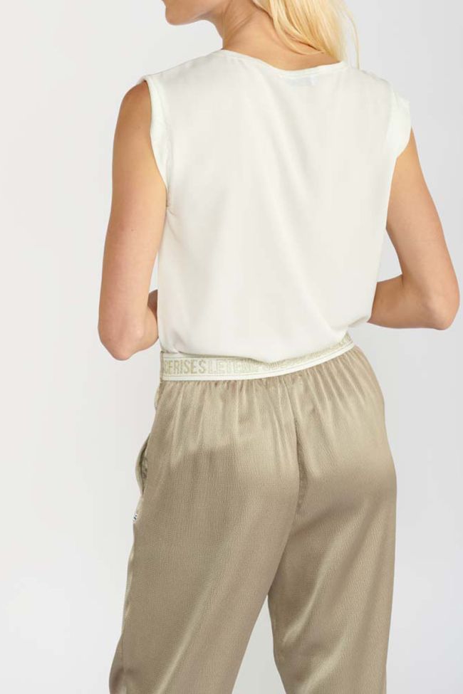 White linen Plovers top