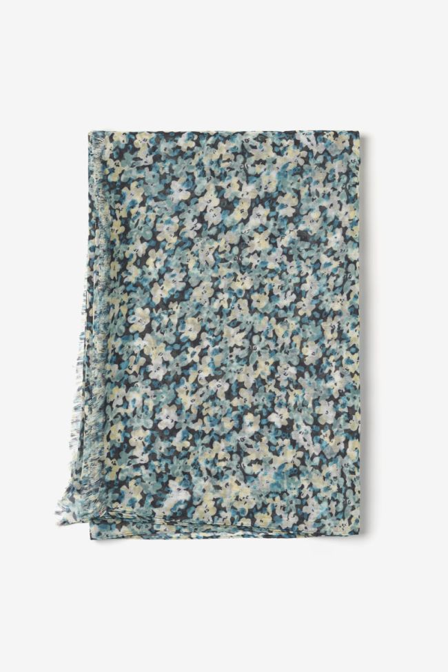 Yellow-green floral Ricolo scarf